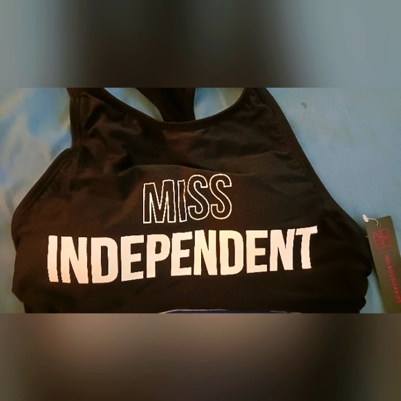 Miss Independant bikini top Sz M nwt - Picture 2 of 3